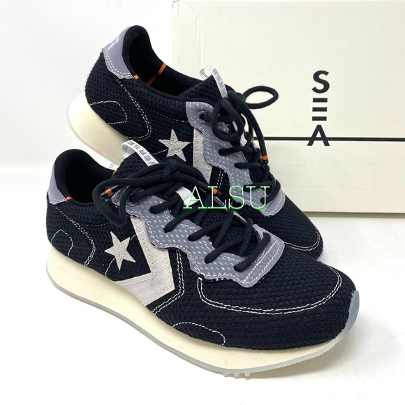 Converse Thunderbolt Men’s Size Low Top Canvas Black Casual Sneakers 163894C - Picture 3 of 11